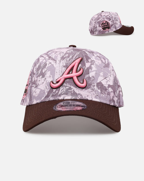 New Era Atlanta Braves 'Pink Tree Camo' 9FORTY A-Frame Snapback Pink