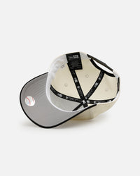 New Era Miami Marlins 'Easy Chrome Black' 9FORTY A-Frame Snapback Chrome/Black