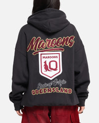 Queensland Rugby League Queensland Maroons State Of Origin Hoodie Faded Black