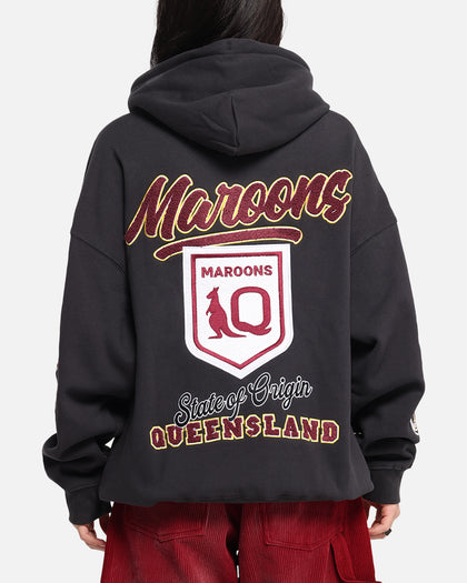 Queensland Rugby League Queensland Maroons State Of Origin Hoodie Faded Black