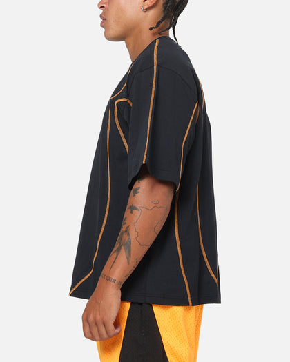 Mitchell & Ness X Mclaren Panel T-Shirt Black/Papaya