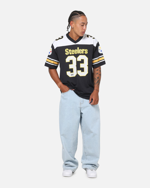 Majestic Athletic Pittsburgh Steelers Glenver Mesh Oversized T-Shirt Black