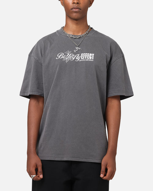 Rats Get Fat Butterfly Effect T-Shirt Charcoal