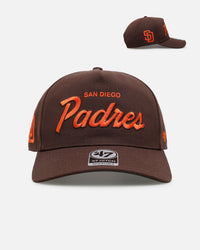 47 Brand San Diego Padres 'Vintage Script' 47 Hitch Snapback Brown