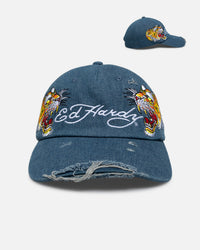 Ed Hardy Denim Tiger Strapback Denim