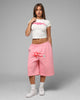Loiter Women's Global Baby T-Shirt White/Pink