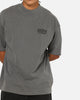 Saint Morta Serenity Mock Neck T-Shirt Washed Charcoal