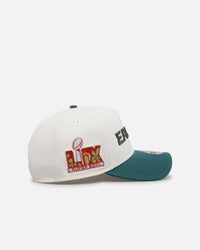 New Era Philadelphia Eagles 'Chrome Metallic Wordmark' 9FORTY A-Frame Snapback Chrome