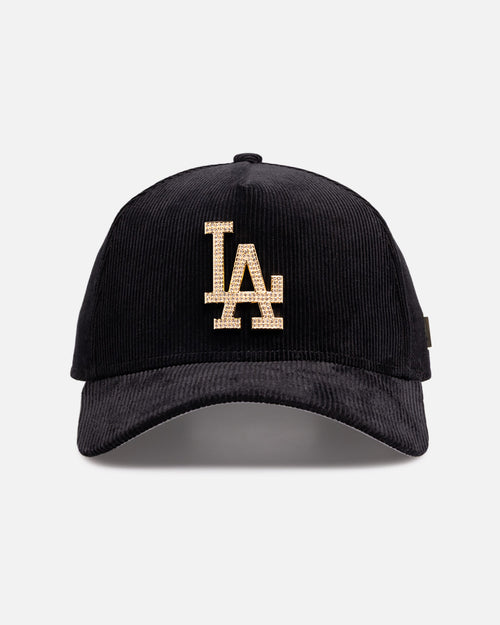 New Era Los Angeles Dodgers 'Diamontee Cord' 9FORTY A-Frame Snapback Black Cord