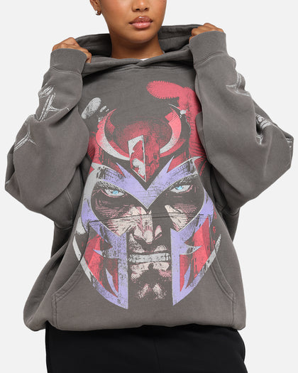 73Studio Marvel X-Men Magneto Premium Hoodie Washed Charcoal