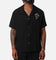 XXIII Desert Flower Linen Button Up Shirt Black