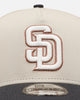 New Era San Diego Padres 'Smooth' 9FORTY A-Frame Snapback Stone