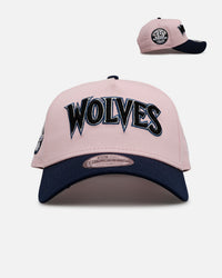 New Era Minnesota Timberwolves 'Pink Crown' 9FORTY A-Frame Snapback Pink