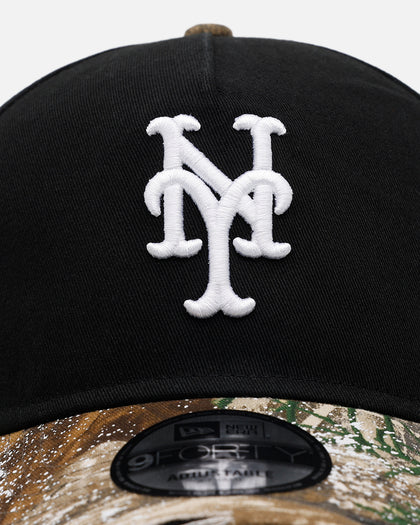 New Era New York Mets 'Seasoned Camo' 9FORTY A-Frame Snapback Black/Camo