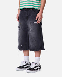 MNML Ultra Baggy Work Shorts Black