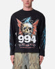 MNML Gem Skull Long Sleeve T-Shirt Black