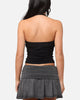 XXIII Women's Rib Halter Top Black