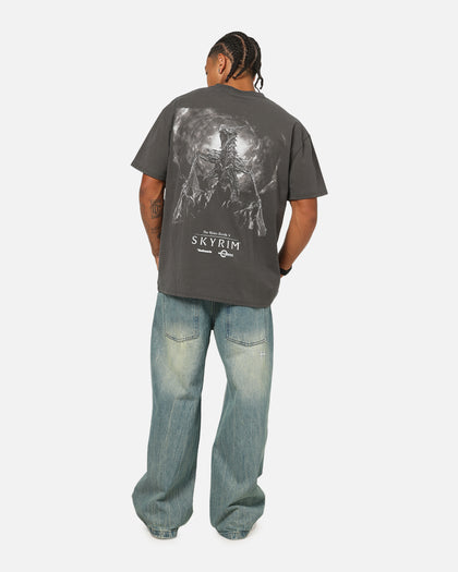 73Studio X The Elder Scrolls V: Skyrim Alduin Vintage T-Shirt Black Wash