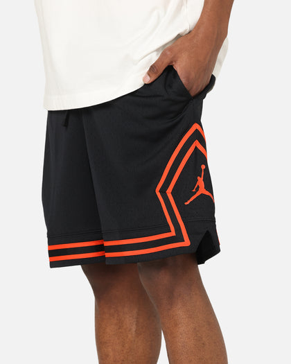 Jordan Dri-FIT Mesh Diamond Shorts Black/Orange