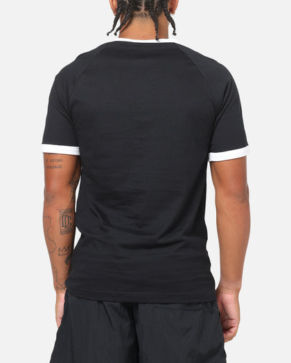 Adidas 3-Stripes Ringer T-Shirt Black