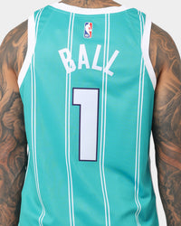 Jordan Charlotte Hornets LaMelo Ball #1 Icon Swingman 22/23 Jersey Rapid Teal