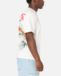 Ed Hardy Flash Koi T-Shirt Off White