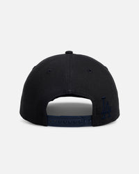 New Era Los Angeles Dodgers 'Applique Distressed' 9FORTY A-Frame Snapback Navy