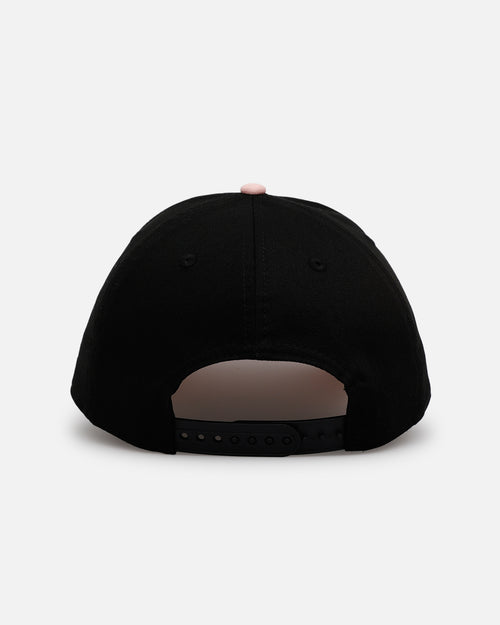 New Era Atlanta Braves 'Pink Satin Hearts 2.0' 9FORTY A-Frame Snapback Black/Pink