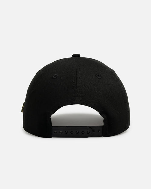 New Era Los Angeles Dodgers 'Canvas Chainstitch Project X' 9FORTY A-Frame Snapback Black/Gold