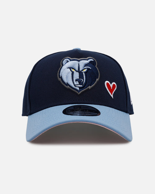 New Era Memphis Grizzlies 'Team Color Hearts' 9FORTY A-Frame Snapback Official Team Color