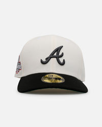 New Era Atlanta Braves 'Chrome Black Metallic' 59FIFTY Fitted Chrome/Black