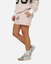Nike Women's Sportswear Phoenix Fleece Shorts Pink/White
