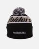 Mitchell & Ness Las Vegas Raiders Team Pom Beanie Black/Grey