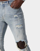 Saint Morta Destroyer Distressed Jeans Vintage Blue