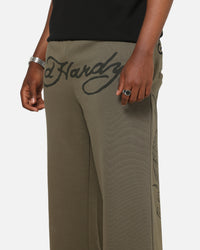 Ed Hardy Dragon Trackpants Washed Olive