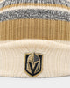 47 Brand Vegas Golden Knights Breakaway Cuff Knit Natural Tan