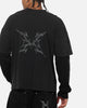 Saint Morta La Familia Layered Long Sleeve T-Shirt Washed Black