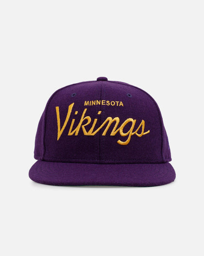 New Era Minnesota Vikings 'NFL Script' 9FIFTY Snapback Official Team Color