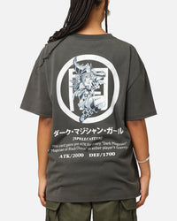 73Studio X Yu-Gi-Oh! Dark Magician Girl Card Heavyweight T-Shirt Black Wash