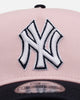 New Era New York Yankees 'Pink Crown' 9FORTY A-Frame Snapback Pink
