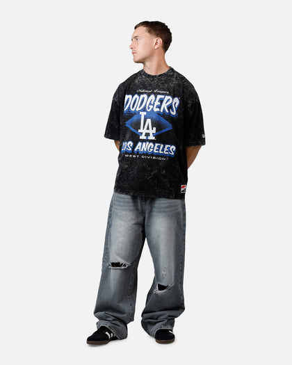 New Era Los Angeles Dodgers Boxy Essentials T-Shirt Washed Black