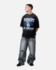 New Era Los Angeles Dodgers Boxy Essentials T-Shirt Washed Black