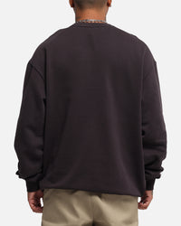 Mitchell & Ness Women's Los Angeles Lakers Arch Logo Crewneck Overdyed Black