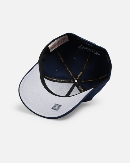 Mitchell & Ness Cleveland Cavaliers 'Upside Down Logo' Pro Pinch Snapback Navy