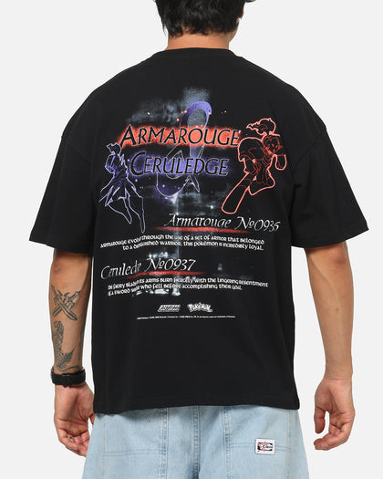 The Pokémon Collection By 73Studio Armarouge And Ceruledge T-Shirt Black