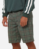 Carre Avenue Jorts Green Plaid