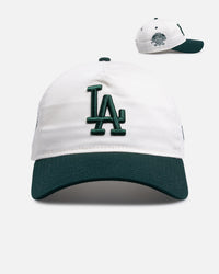 New Era Los Angeles Dodgers 'Dark Green Chrome' 9FORTY A-Frame Snapback White/Green