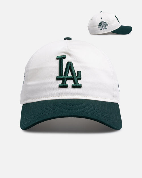New Era Los Angeles Dodgers 'Dark Green Chrome' 9FORTY A-Frame Snapback White/Green