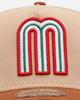 New Era Mexico National Baseball Team 'Mexico Variety Pack' 9FORTY A-Frame Snapback Tan/Brown
