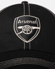 47 Brand Arsenal FC 'Contrast Stitch' 47 Clean Up Strapback Black/Bone